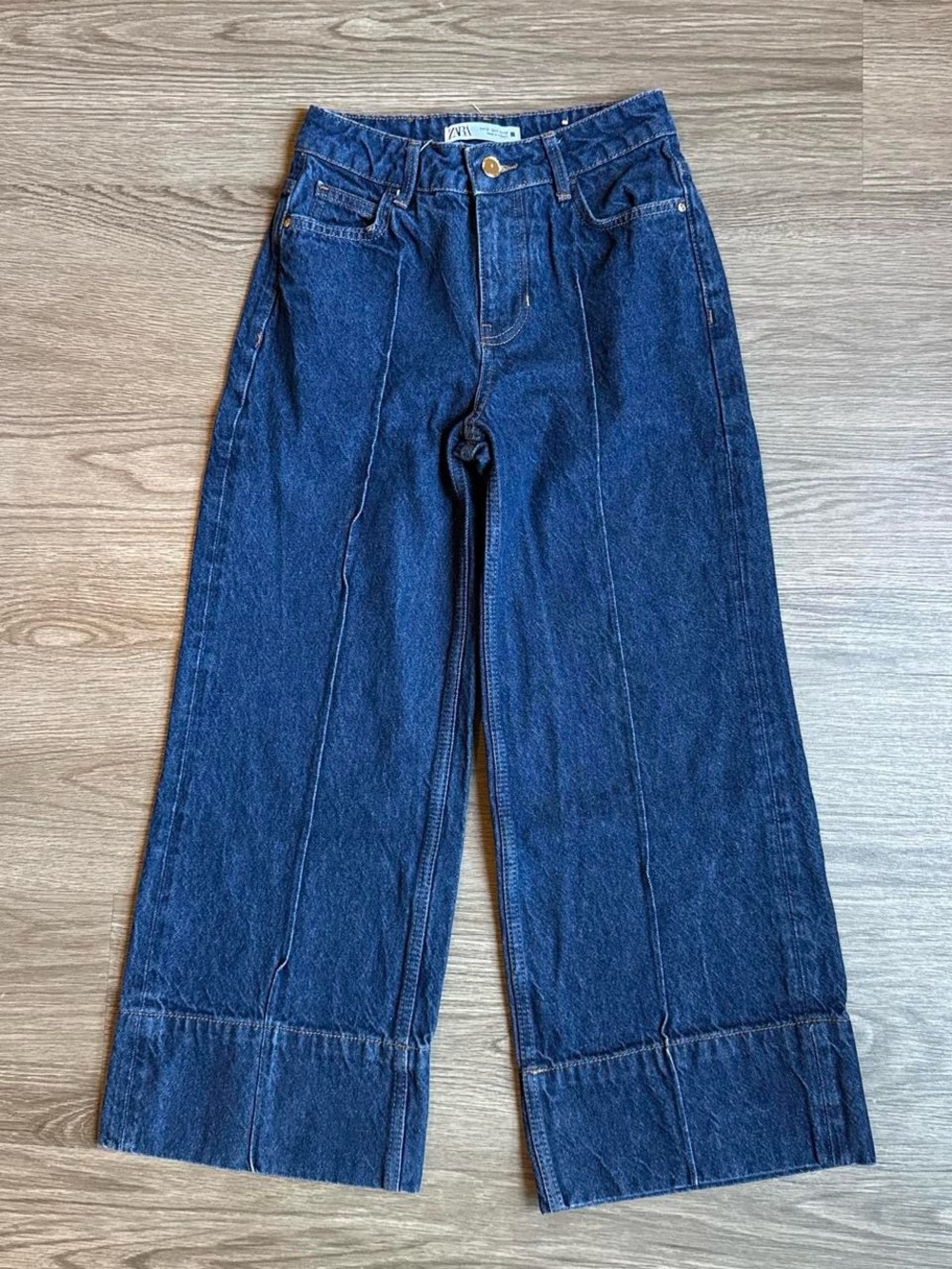 Zara High-Rise Wide-Leg Jeans
